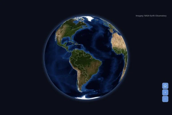 Satellite Image Globe